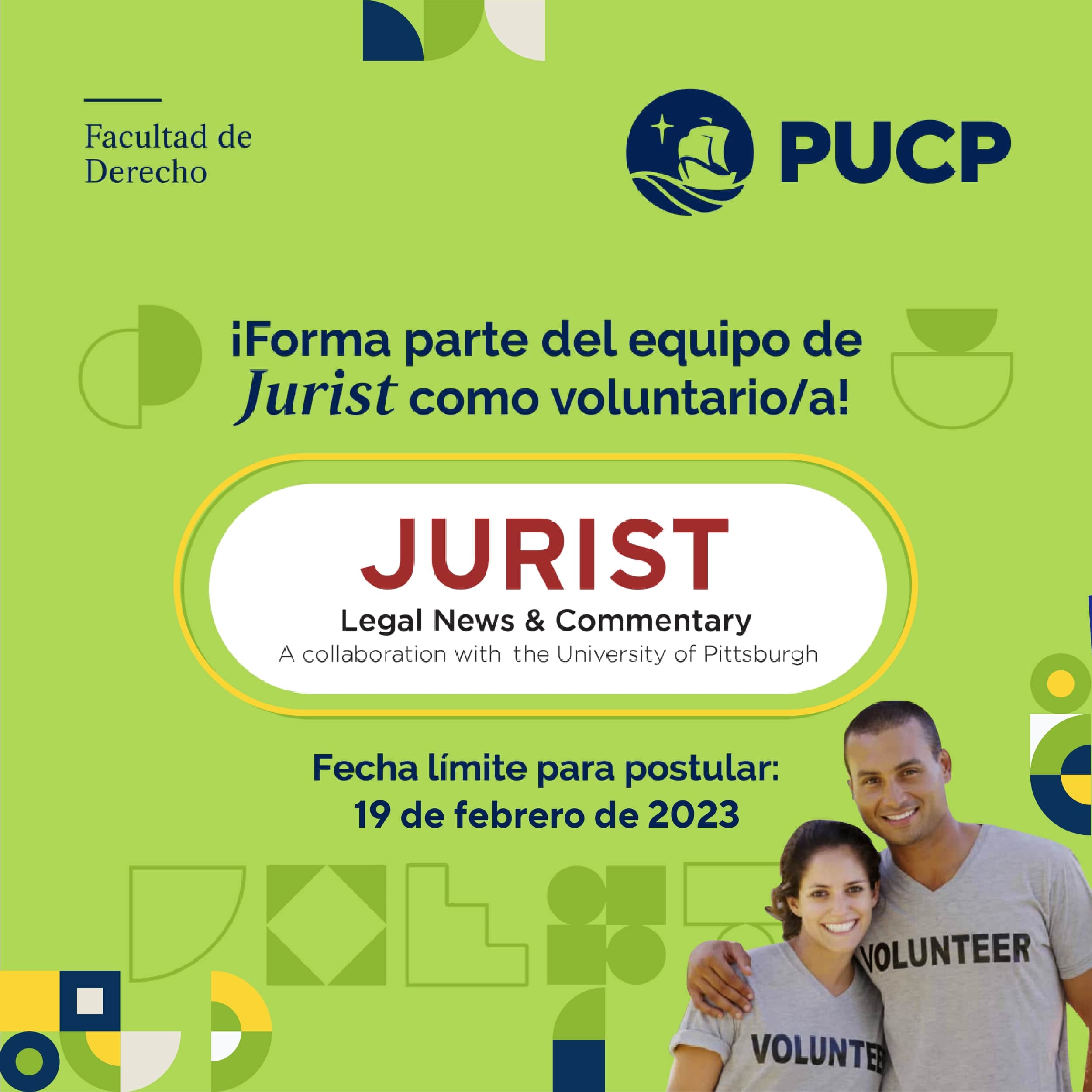 Convocatoria: Voluntariado Internacional En Revista JURIST - Facultad ...