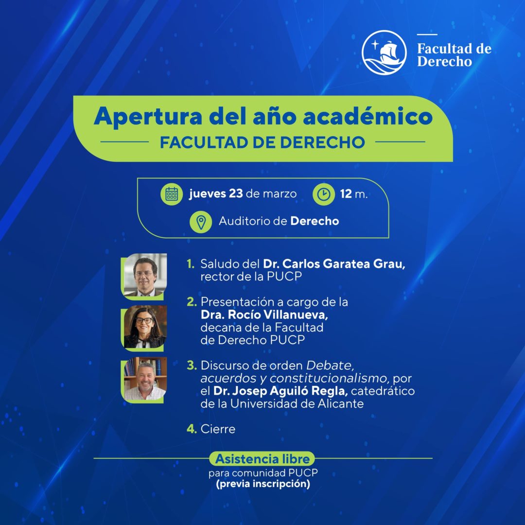 ¡Participa en la apertura del año académico 2023 de nuestra Facultad de ...