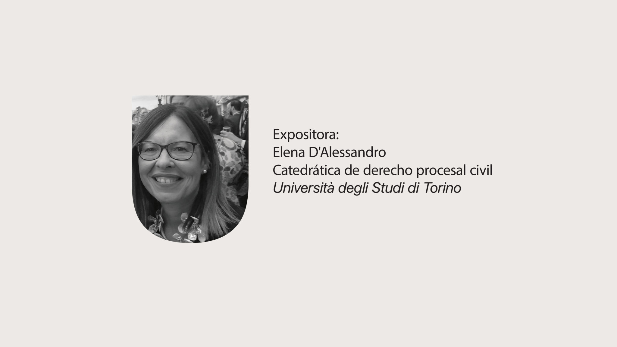 ¡No Te Pierdas Los Seminarios Con Elena D'Alessandro! - Facultad De Derecho