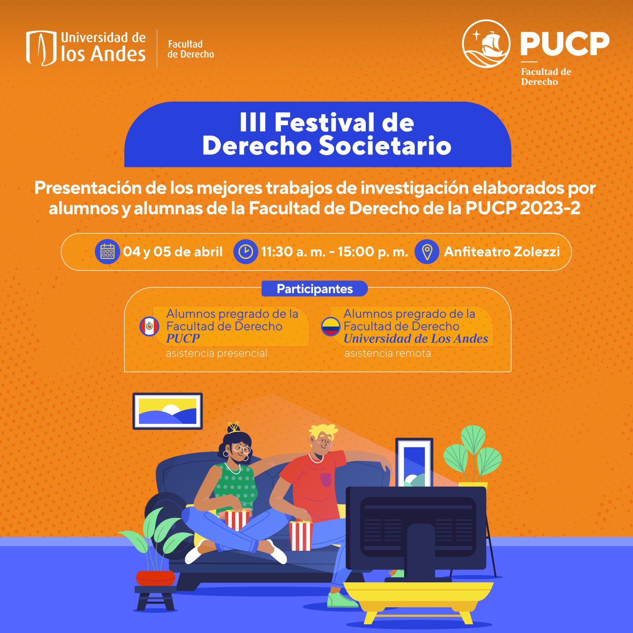 ¡participa En El Iii Festival De Derecho Societario Facultad De Derecho